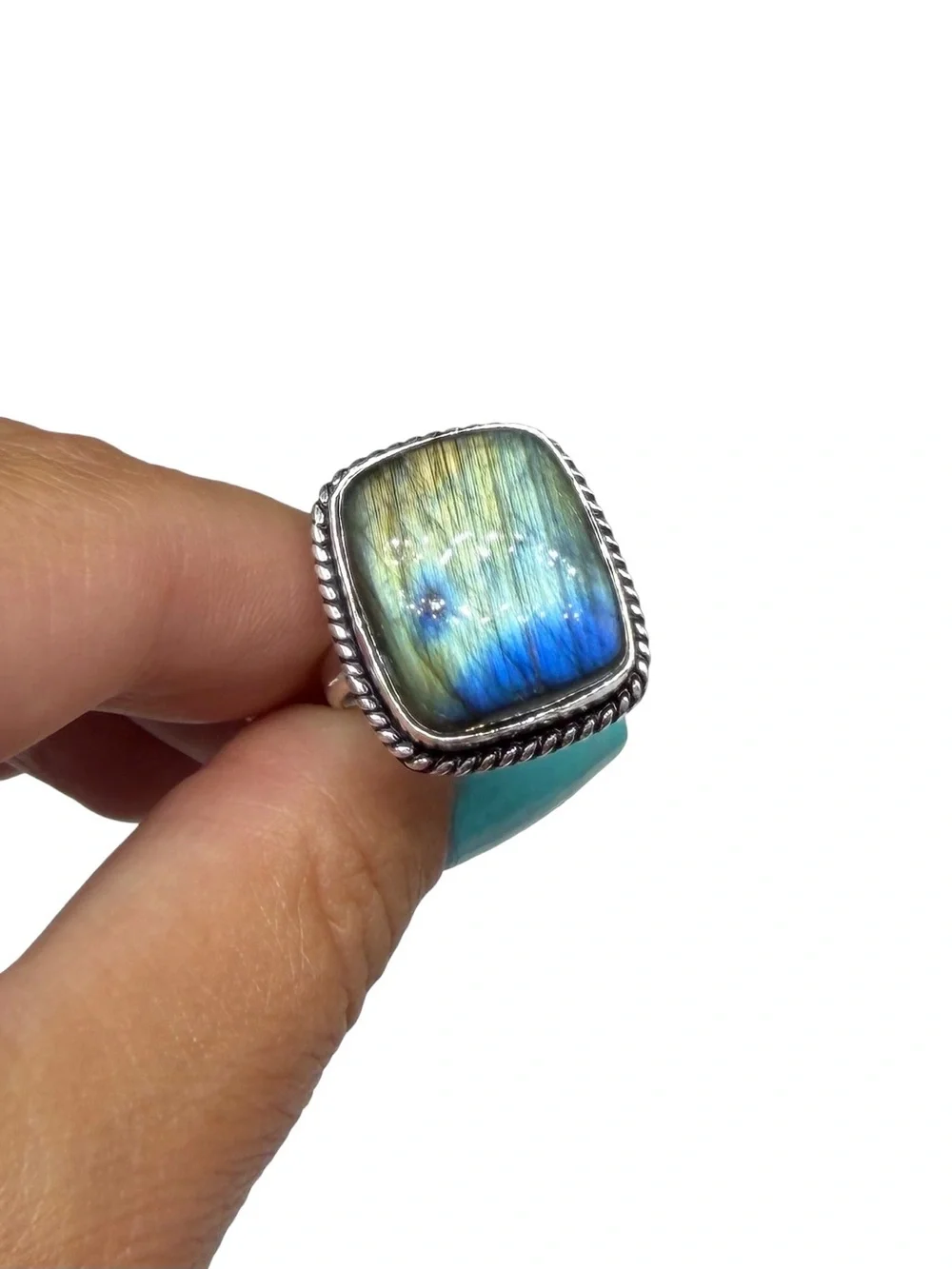 Hand Crafted genuine labradorite